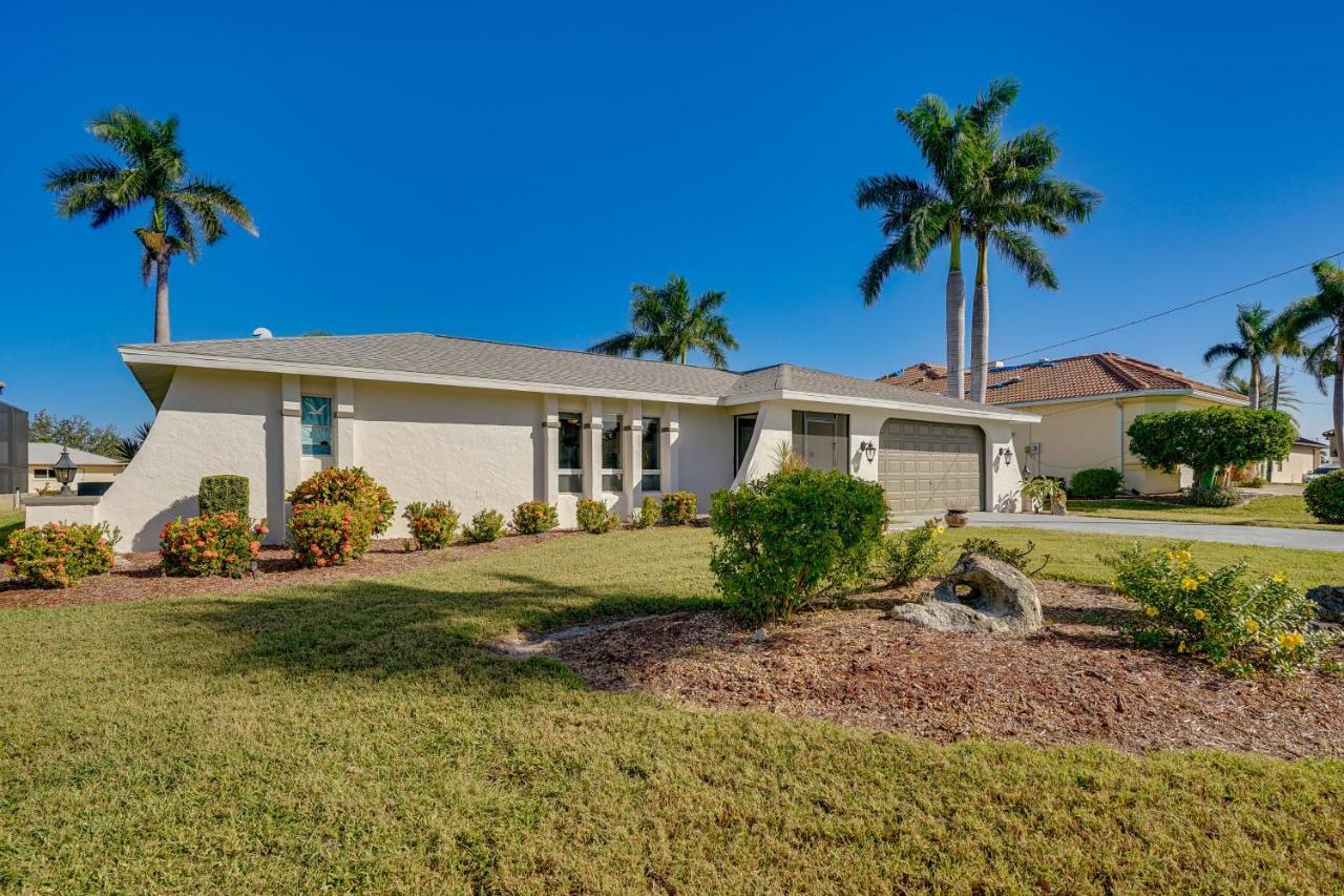 Waterfront Cape Coral Home With Private Pool! Екстер'єр фото